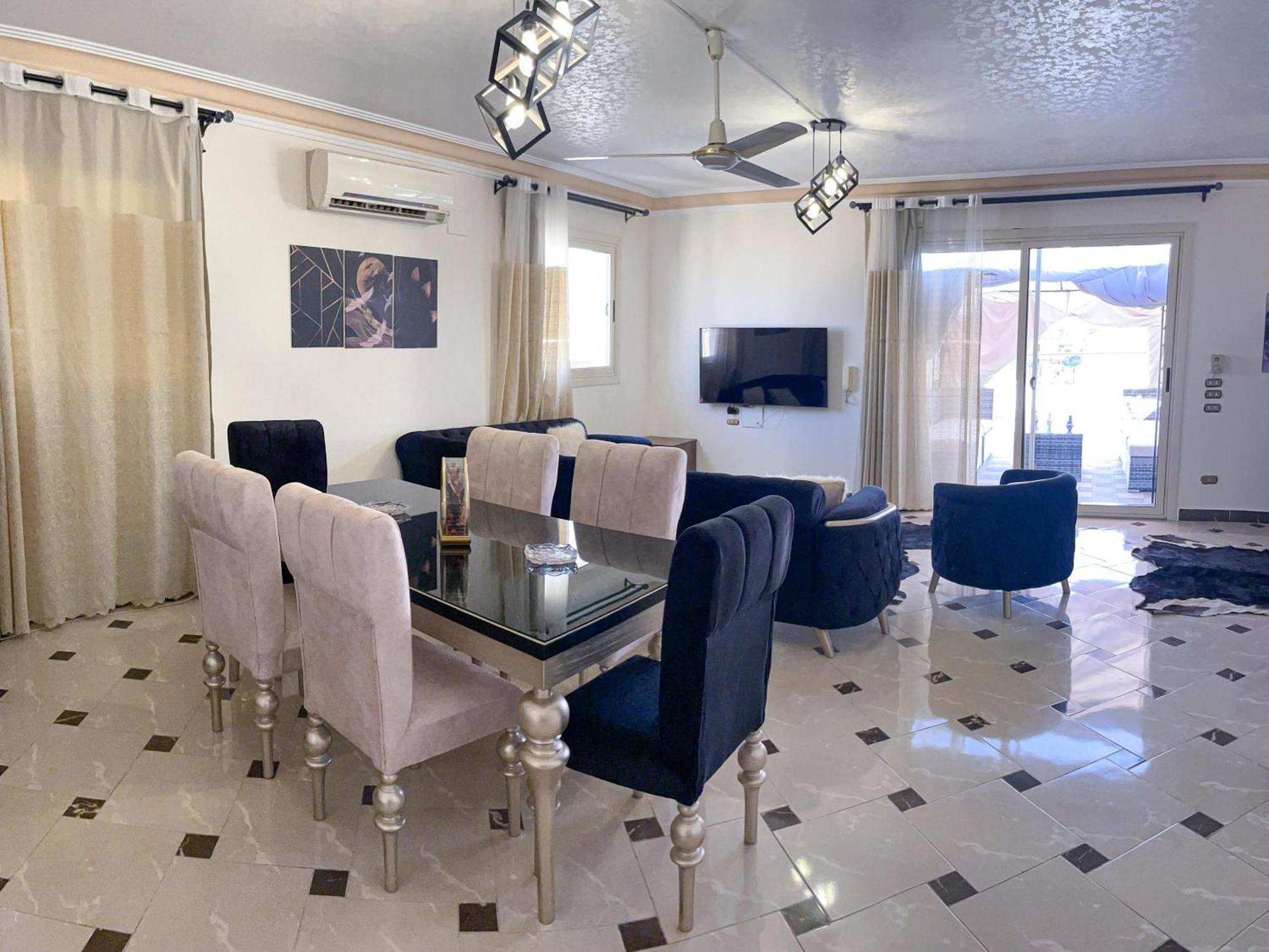 2Bd Apartment In A Rooftop With A Private Terrace Cairo Exterior photo